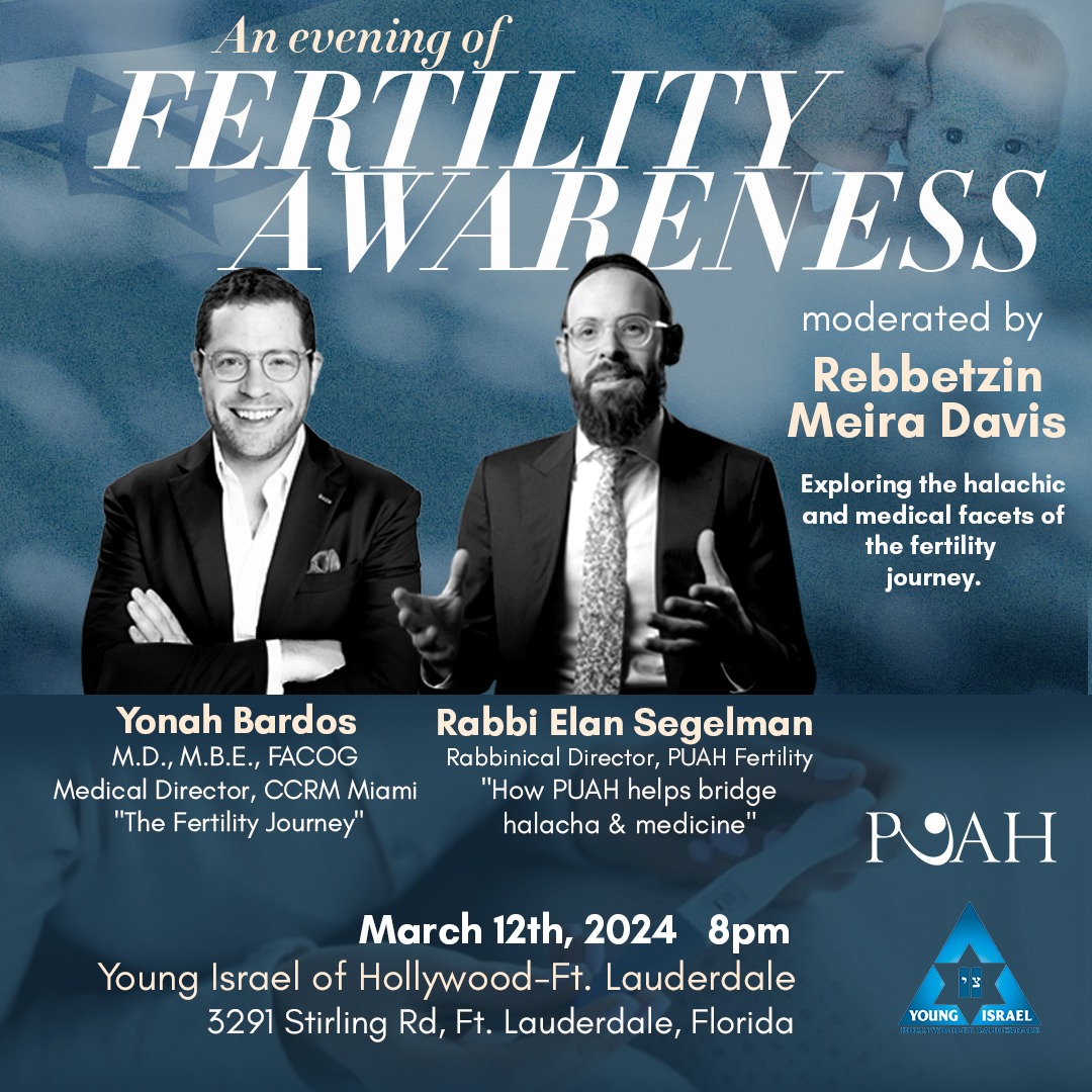 Fertility Awareness Young Israel Hollywood