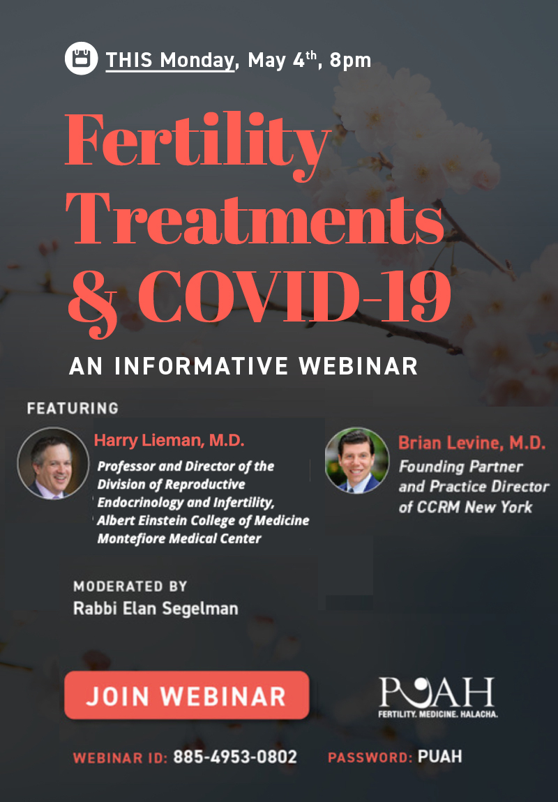 Webinar: Fertility Treatments & Covid 19